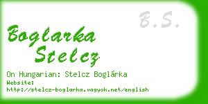 boglarka stelcz business card